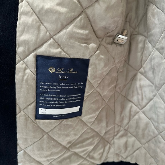 Loro Piana Cashmere Navy Icery Coat - Kids Size 12 - Picture 6 of 10